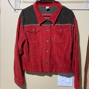 Prana Red and Brown Women's Jacket